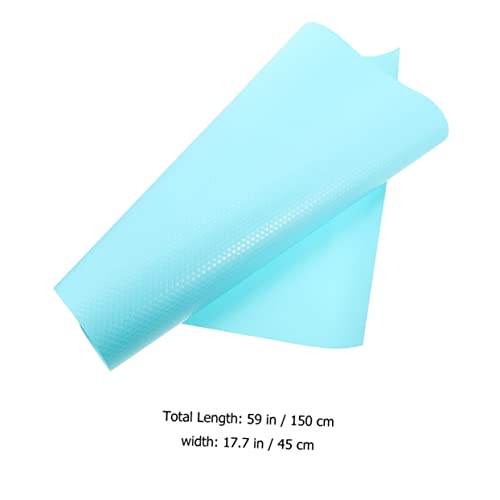 Sosoport Large Reptile Carpet Eva Mat for Bearded Dragon Snake Gecko Lizard Safe Non-Slip Cage Liner - color: Sky-blue