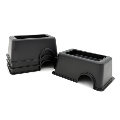 Reptile Hide Box Snake Hide Feel Secure and Safe, Gecko Hide (Black, Small 4 Pcs) - size: Small 4 Pcs