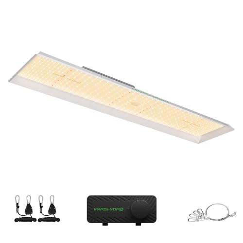 MARS HYDRO TSL2000 300W Led Grow Lights for Indoor Plants, Full Spectrum Dimmable Daisy Chain Growing Lamps for Seed Starting Vegetables Bloom in 4x2/5x3 Grow Tent Greenhouses - size: 39.8" × 9.2"