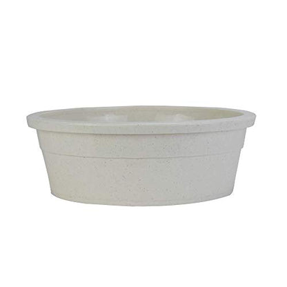 Van Ness Pets Crock Style Heavyweight Jumbo Bowl, 106 OZ Food/Water Dish, Greystone - color: Greystone, size: Jumbo (106 fl oz) - Pack of 1