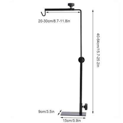 Adjustable Landing Light Lamp Stand Bracket Fo Ture Hanger Tank Metal Lamp Holder for Reptile Glass Terrarium Heating Light