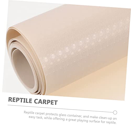balacoo 2pcs Tortoise Bedding Reptile Tank Decor Lizard Terrarium Liner Soft Eva Substrate Carpet Easy to Clean