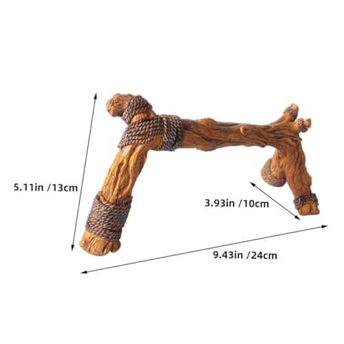 UKCOCO Driftwood Branch for Reptile Habitat Natural Climbing Decor Enriched Landscape for Snake Tanks Aquarium Pieces Reptile Climbing Accessories