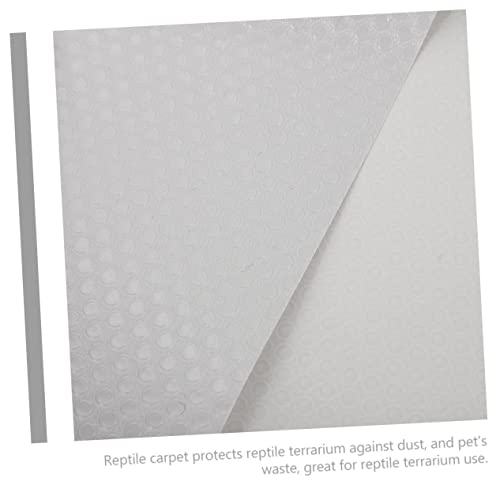 BESPORTBLE Reptile Carpet Mat for Bearded Dragons Snakes Lizards Tortoises Soft Terrarium Liner Easy to Clean Suitable for Reptile Tanks and Habitats