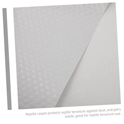 BESPORTBLE Reptile Carpet Mat for Bearded Dragons Snakes Lizards Tortoises Soft Terrarium Liner Easy to Clean Suitable for Reptile Tanks and Habitats