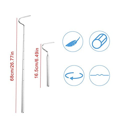 Small Snake Hook,Retractable Reptile Hook Snake Hook Reptile Capture Hook Sturdy Lizards Pet Supplies