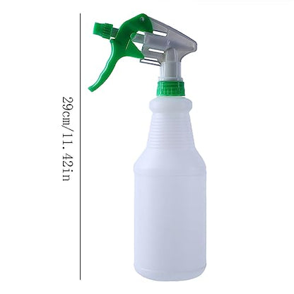 Spray Bottles for Cleaning, 3 Pack,25 Oz Heavy Duty Plastic Adjustable Nozzle Empty Spray Bottles,Refillable Leak Proof Plant Spray Bottle for Cleaning Solutions Hair Plants Industrial