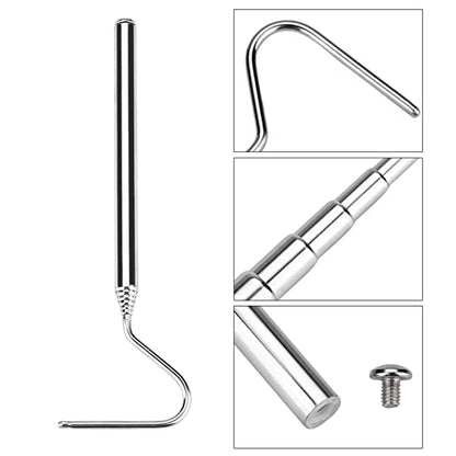 Snake Hook,16.5-68cm Snake Hook Extensible Snake Catcher Hook Adjustable Snake Tong for Catching, Controlling, or Moving Snakes