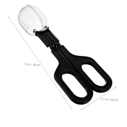POPETPOP 3pcs Small Plastic Scoop for Hamster Poop Picking and Guinea Pig Waste Disposal Versatile Tool for Pet Cages and Feeding Small Reptiles Portable and Easy to Use