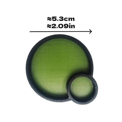 3Pcs Crustacean Care Bowl Dual Purpose Hermit Crab Feeders Water Dishes for Hermit Crab Snail Millipede and Small Reptile Pets