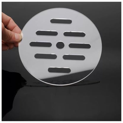 Clear Round Acrylic Aquarium Lid 5mm Anti-Escape Cover，Turtle Tank lid(B,8cm(3.15in)) - color: B, size: 8cm(3.15in)
