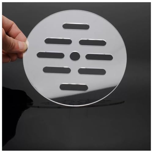 Clear Round Acrylic Aquarium Lid 5mm Anti-Escape Cover，Turtle Tank lid(B,13cm(5.12in)) - color: B, size: 13cm(5.12in)