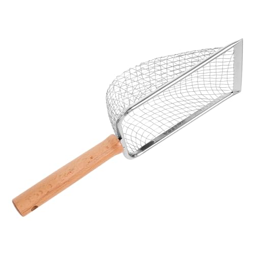 TOYANDONA Cat Litter Scoop with Handle Durable Pet Litter Shovel for Easy Cleanup of Cat Feces for Cat Supplies and Reptile Waste Management