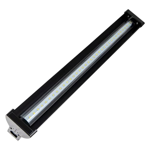 AquaSprouts 2ft Horticultural LED Grow Light Bar, 24W High Output White, Full Spectrum 6400K for Indoor Gardening, Bioactive Terrariums & Vivarium/Paludariums