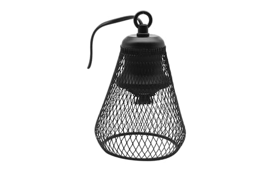 Heating Lampshade Reptile Anti-Scald Heater Guard with 25W UVA+UVB Heating Lamps for Terrarium Chameleon Lizards Snakes