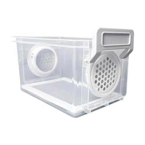 Breeding Box, Reptile Feeding Box, Transparent Terrarium, Habitat, Animal Holder for Raising Mealworms, Style B - color: style B