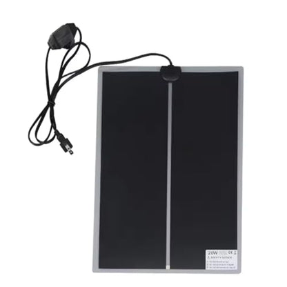Reptile Pet Heat Mats, 7/14/20W 110V Adjustable Temperature, Rapid Heating Pad for Home Office Insect Box Under Tank Terrarium Turtle Tortoise Snakes Lizard (Black-20W-US Plug-110V(42X28CM)-1Pcs) - color: Black-20W-US Plug-110V(42X28CM)-1Pcs