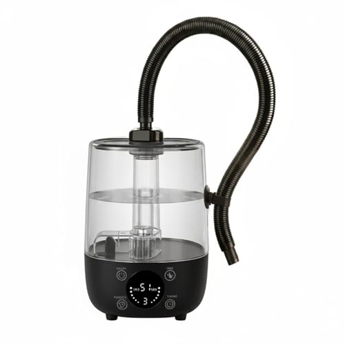Reptile Humidifier Automatic Shutoff Reptile Digital Control Panel Pet Supply, Black - color: Black
