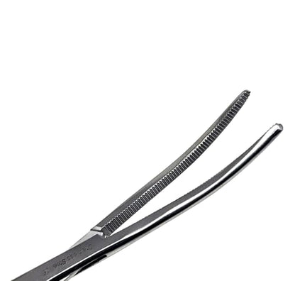 Set of 3 Pean Hemostat Forceps Curved 6", 8", 10" Tongs Full Serrated, Stainless Steel