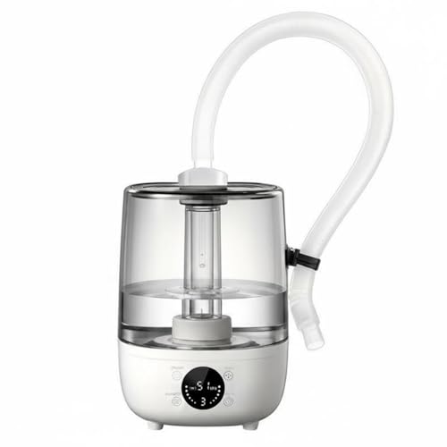 Reptile Humidifier Quiet Reptile Digital Control Panel Terrarium Humidifier, White - color: White