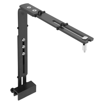 Fish Tank Light Stand,Aluminum Alloy Adjustable Height High Stability Aquarium Pendant Light Support Stand Reptile Lamp Stand for Aquariums (Black) - color: Black