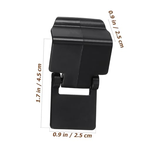 Kichvoe 6pcs Reptile Terrarium Buckle Lock Clips for Glass Turtle Feeding Tank Easy Install Escape Locks for Tropical Amphibian and Insect Boxes Lightweight Secure Latches for Breeding