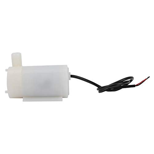 Micro Submersible Water Pump USB Powered Mini Water Pump for Aquariums Fish Tanks Computer Cooling Systems White Plastic 43x23x31mm 3-5V DC