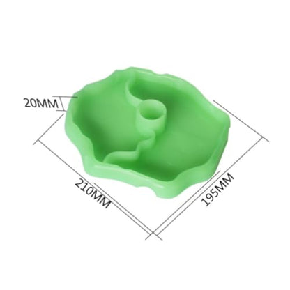 WOONEKY Automatic Water Feeder for Reptiles Turtle and Lizard Drinking Bowl Water Reservoir Food Dispenser for Small Pets