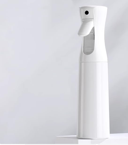 Continuous Mist Spray Bottle, 300ml/10.1oz (White, 10.1OZ/300ml) - color: White