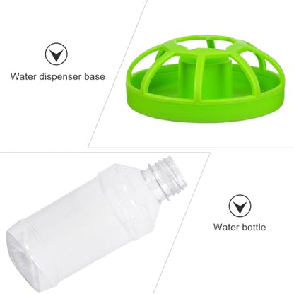 Cabilock Automatic Water Feeder for Reptiles, Reptile Water Drinking Bowl with Reservoir, Pet Drinking Tool for Turtles, Lizards, and Snakes, Suitable for Terrariums and Pet Supplies