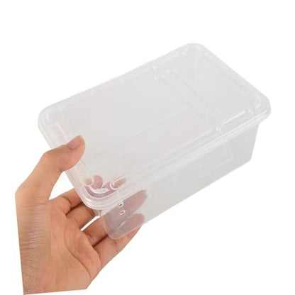 Reptile Feeding Box for Animals Breathable Terrarium for Spiders Snakes Frogs and Turtles Durable and Ventilated Reptile Enclosure for Home Display and Transport