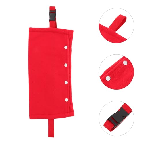 Portable Reptile Sling Bag for Travel Breathable Red Reptile Pet Carrier with Adjustable Strap for Small Animals Like Bearded Dragon, Chameleon, Guinea Pig, and Chinchilla