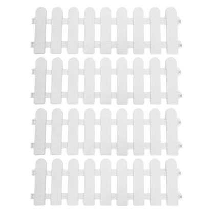 jojofuny 4pcs Outdoor Pet Breeding Fences Turtle Enclosure Playpen Reptile Isolation Fence Sturdy Plastic Panel for Tortoise and Small Animals Yard Use