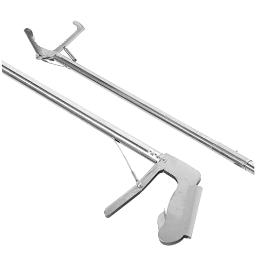 Toddmomy Stainless Steel Snake Grabber Tool Reptile Grabber Snake Catcher Clip Snake Stick Catcher