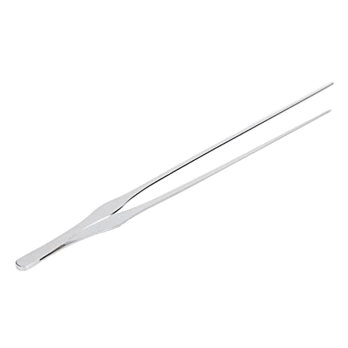 Handling Tools Proof Stainless Steel Reptile Feeding Tong Amphibian Handling Tool for Aquarium Plants and Reptiles Long Aquarium Tweezer Professional Rust Terrarium (Straight Tweezers)