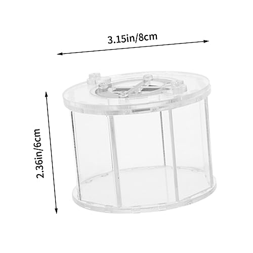 BESPORTBLE 2pcs Pet Display Box for Reptile Observation Reptile Breeding Container Ventilation for Animals Like Snakes Frogs and Turtles