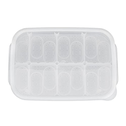 HANABASS Clear Container Clear Container 14 Compartments Eggs Incubation Tray Reptile Hatchery Breeding Box Mini Turtle Incubator Compartments Eggs Incubation Tray Tool White Reptisoil