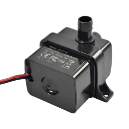 CONQUERALL Mini Submersible Pump with 3.3ft Tubing DC 12V 63GPH 9.8ft 5W Submersible Pump for Tabletop Fountains - color: 12v 5w 240l/H 3m Head Dual Wire