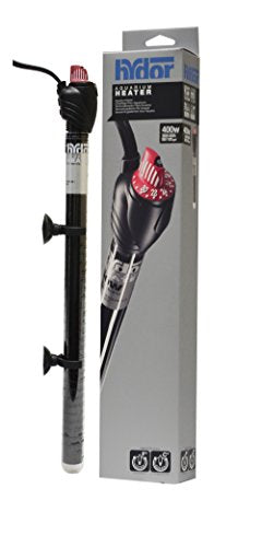 Hydor Theo Shatterproof Aquarium Heater, 400-Watt & Ideal For 80 To 105 Gallon Fish Tanks, 15.5 Inches Long - size: 400 watt