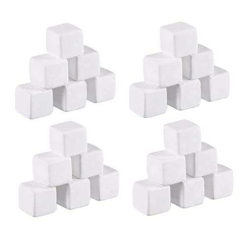 INOOMP 30pcs Reptile Calcium Blocks Supplement for Tortoise Lizard Frog and Chameleon Support Health and Growth Amphibian Care