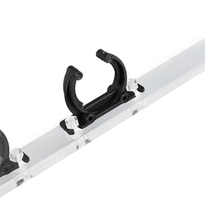 Ymiko Lamp Stand, Reptile Lamp Stand with Adjustable Height 2Pcs Acrylic Aquarium Light Holder, Transparent Aquarium Light Riser, Fish Tank Light Riser Bracket Reptile Light Fixture