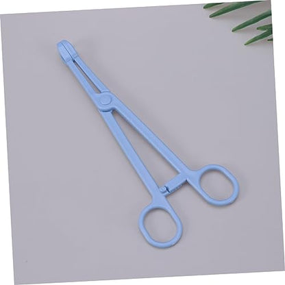 WOONEKY 1pc Plastic Pet Cleaning Grabber Clamp for Reptiles Lizards Birds Material Easy to Use Scissors Design for Safe Waste Removal and