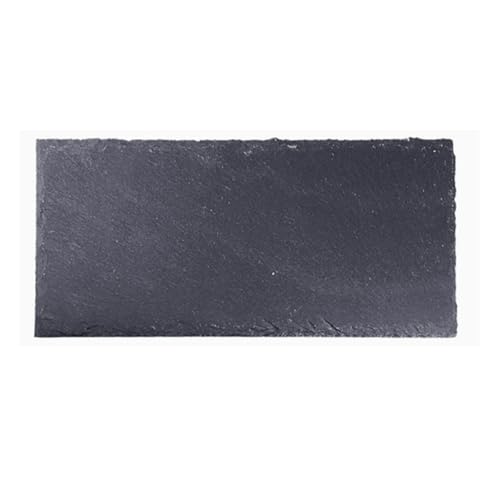 Natural Slate Reptile Basking Platform Feeding Stone for Tortoise Gecko Terrarium Decor(Rectangular Plate) - size: RECTANGULAR PLATE