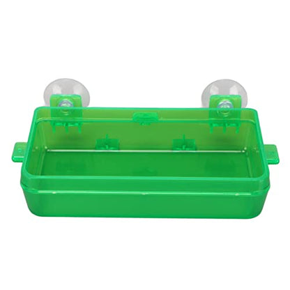 Reptile Water Bowl, Chameleon Feeder Reptile Feeding Feeder Suction Cup Feeder Reptile Feeding Dish Reptile Feeding Food Water Bowl for Gecko Lizard (Large Size 26inch)