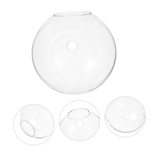 KESYOO Glass Wall Hanging Planter Hydroponic Vase Fish Bubble Tank Modern Decorative Terrarium for Indoor Plants
