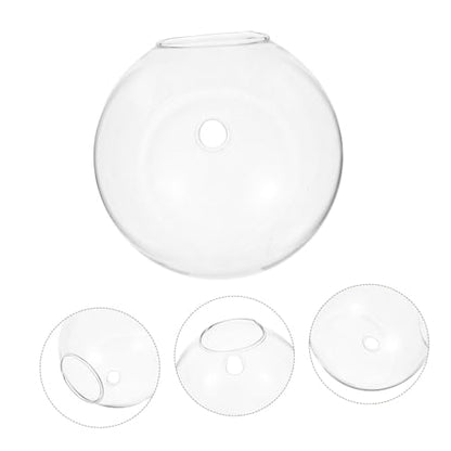 KESYOO Glass Wall Hanging Planter Hydroponic Vase Fish Bubble Tank Modern Decorative Terrarium for Indoor Plants