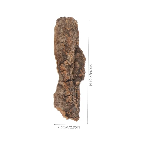 ABOOFAN 12pcs Natural Bark Decor for Reptiles Sturdy Terrarium Climbing Platform for Lizards Geckos and Bearded Dragons Unique Shapes Reptile Habitat