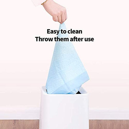 Amakunft 200 Pcs Rabbit Pee Pads, 18" x 13" Pet Toilet/Potty Training Pads, Super Absorbent Guinea Pig Disposable Diaper for Hedgehog, Hamster, Chinchilla, Cat, Reptile and Other Small Animal