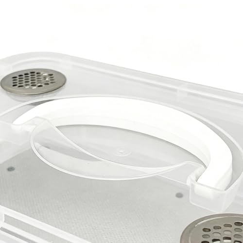Mealworm Breeding Kit | Odor Resistant with Ventilated Lid,Mealworm Breeding Bins | for Reptiles, Birds, Chickens, Lizards, Bearded Dragon, Frogs, Tortoises