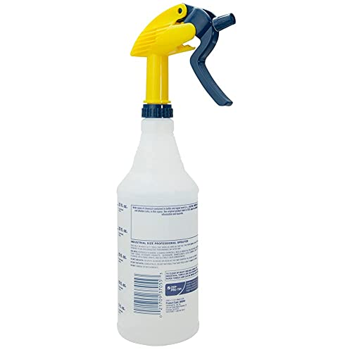 Zep Professional Sprayer Bottle - 32 oz (Case of 9) - HDPRO9 - Versatile Adjustable Nozzle Spray Bottles With A Fine Mist or Powerful Spray; Refillable Spray Bottle For Diluted Concentrate, Chemical